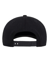 Flexfit 110F 110® Snapback Cap - Black - Black / One Size Fits Most