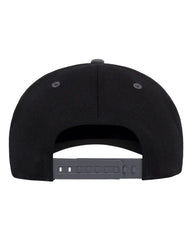 Flexfit 110F 110® Snapback Cap - Black Grey - Black Gray / One Size Fits Most