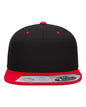 Flexfit 110F 110® Snapback Cap - Black Red - Black Red / One Size Fits Most