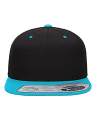 Flexfit 110F 110® Snapback Cap - Black Teal - Black Teal / One Size Fits Most