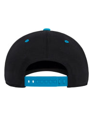 Flexfit 110F 110® Snapback Cap - Black Teal - Black Teal / One Size Fits Most
