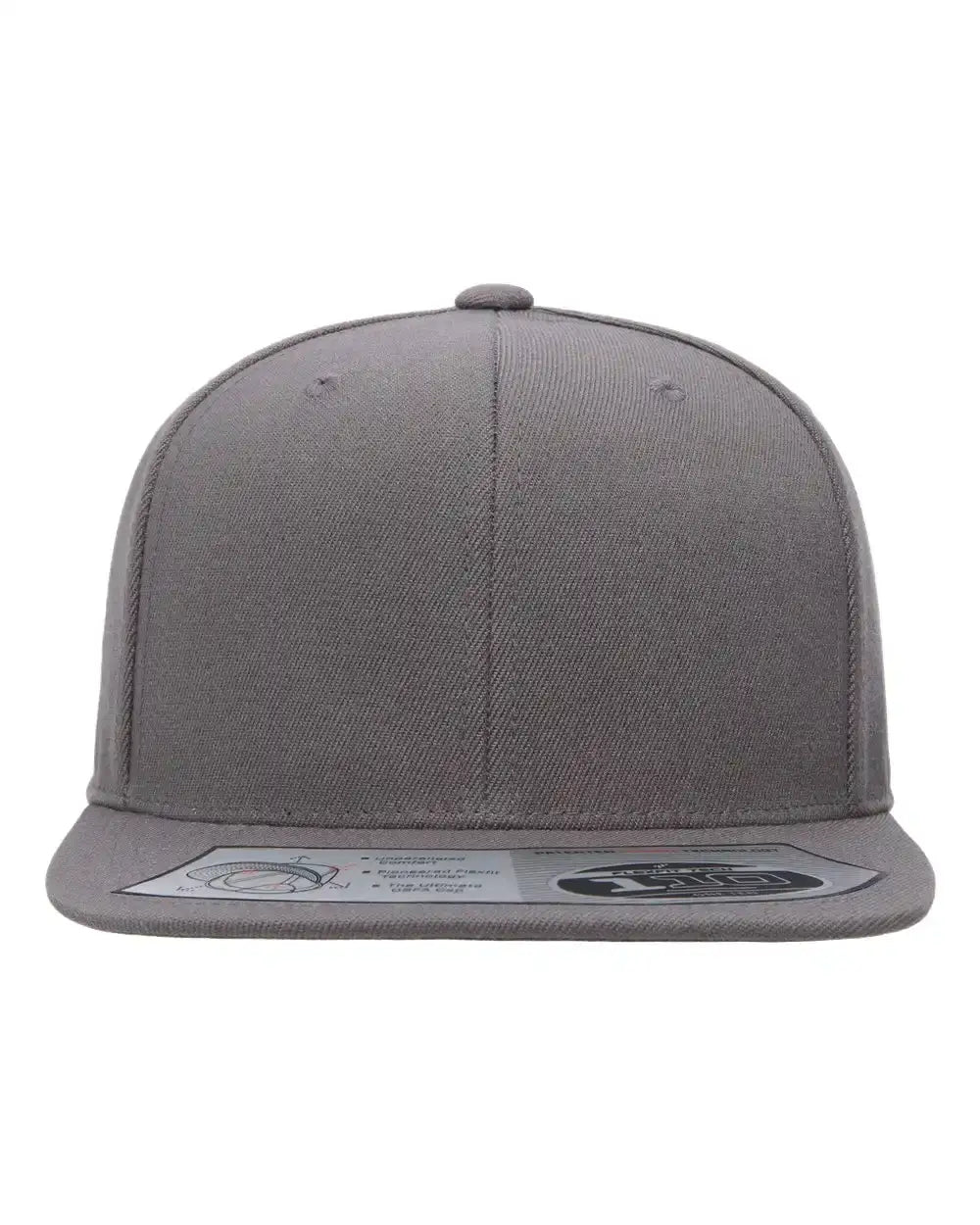 Flexfit 110F 110® Snapback Cap - Grey - Gray / One Size Fits Most
