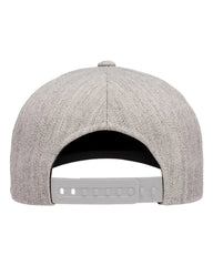 Flexfit 110F 110® Snapback Cap - Heather Grey - Gray / One Size Fits Most