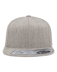 Flexfit 110F 110® Snapback Cap - Heather Grey - Gray / One Size Fits Most