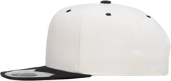 Flexfit 110F 110® Snapback Cap - Natural Black - Natural/ Black / One Size Fits Most