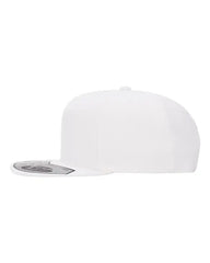 Flexfit 110F 110® Snapback Cap - White - White / One Size Fits Most
