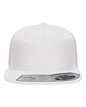 Flexfit 110F 110® Snapback Cap - White - White / One Size Fits Most