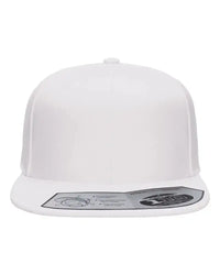 Flexfit 110F 110® Snapback Cap - White - White / One Size Fits Most