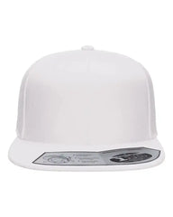 Flexfit 110F 110® Snapback Cap - White - White / One Size Fits Most