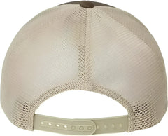 Flexfit 110M 110 Mesh Back Cap Brown Khaki Brown Khaki / One Size Fits Most