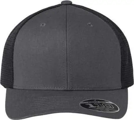 Flexfit 110M 110 Mesh Back Cap Charcoal Black Dark Gray Black / One Size Fits Most