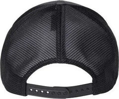 Flexfit 110M 110 Mesh Back Cap Charcoal Black Dark Gray Black / One Size Fits Most