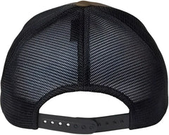 Flexfit 110M 110 Mesh Back Cap Coyote Brown Black Brown Black / One Size Fits Most