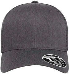 Flexfit 110M 110 Mesh-Back Cap - Dark Heather Gray - Dark Gray / One Size Fits Most