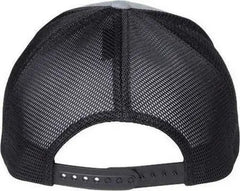 Flexfit 110M 110 Mesh-Back Cap - Heather Gray Black - Gray Black / One Size Fits Most