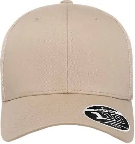 Flexfit 110M 110 Mesh-Back Cap - Khaki - Khaki / One Size Fits Most