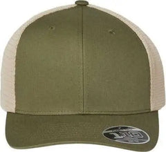 Flexfit 110M 110 Mesh Back Cap Olive Khaki Olive Khaki / One Size Fits Most
