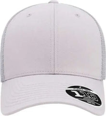 Flexfit 110M 110 Mesh-Back Cap - Silver - Gray / One Size Fits Most
