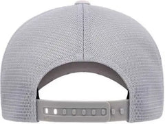Flexfit 110M 110 Mesh-Back Cap - Silver - Gray / One Size Fits Most