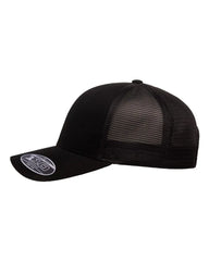 Flexfit 110M 110® Mesh-Back Cap - Black - Black / One Size Fits Most