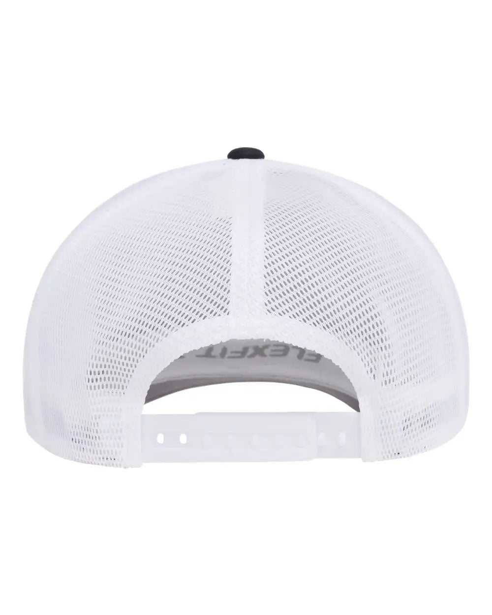 Flexfit 110M 110® Mesh-Back Cap - Black White - Black White / One Size Fits Most