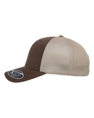 Flexfit 110M 110® Mesh-Back Cap - Brown Khaki - Brown Khaki / One Size Fits Most