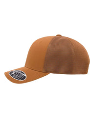 Flexfit 110M 110® Mesh-Back Cap - Caramel - Burnt Orange / One Size Fits Most