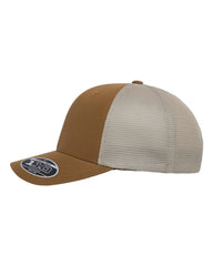 Flexfit 110M 110® Mesh-Back Cap - Caramel Khaki - Brown Khaki / One Size Fits Most