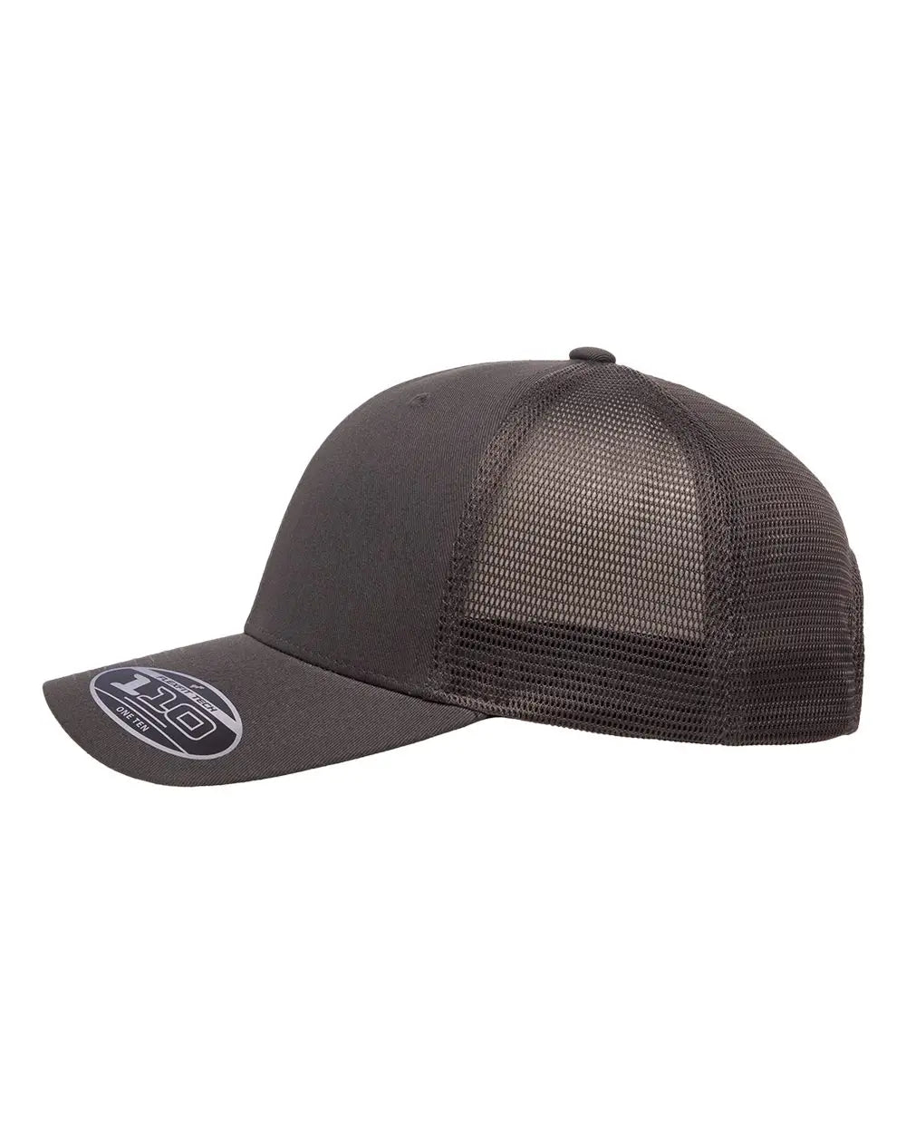 Flexfit 110M 110® Mesh-Back Cap - Charcoal - Dark Gray / One Size Fits Most
