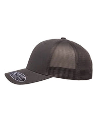 Flexfit 110M 110® Mesh-Back Cap - Charcoal - Dark Gray / One Size Fits Most