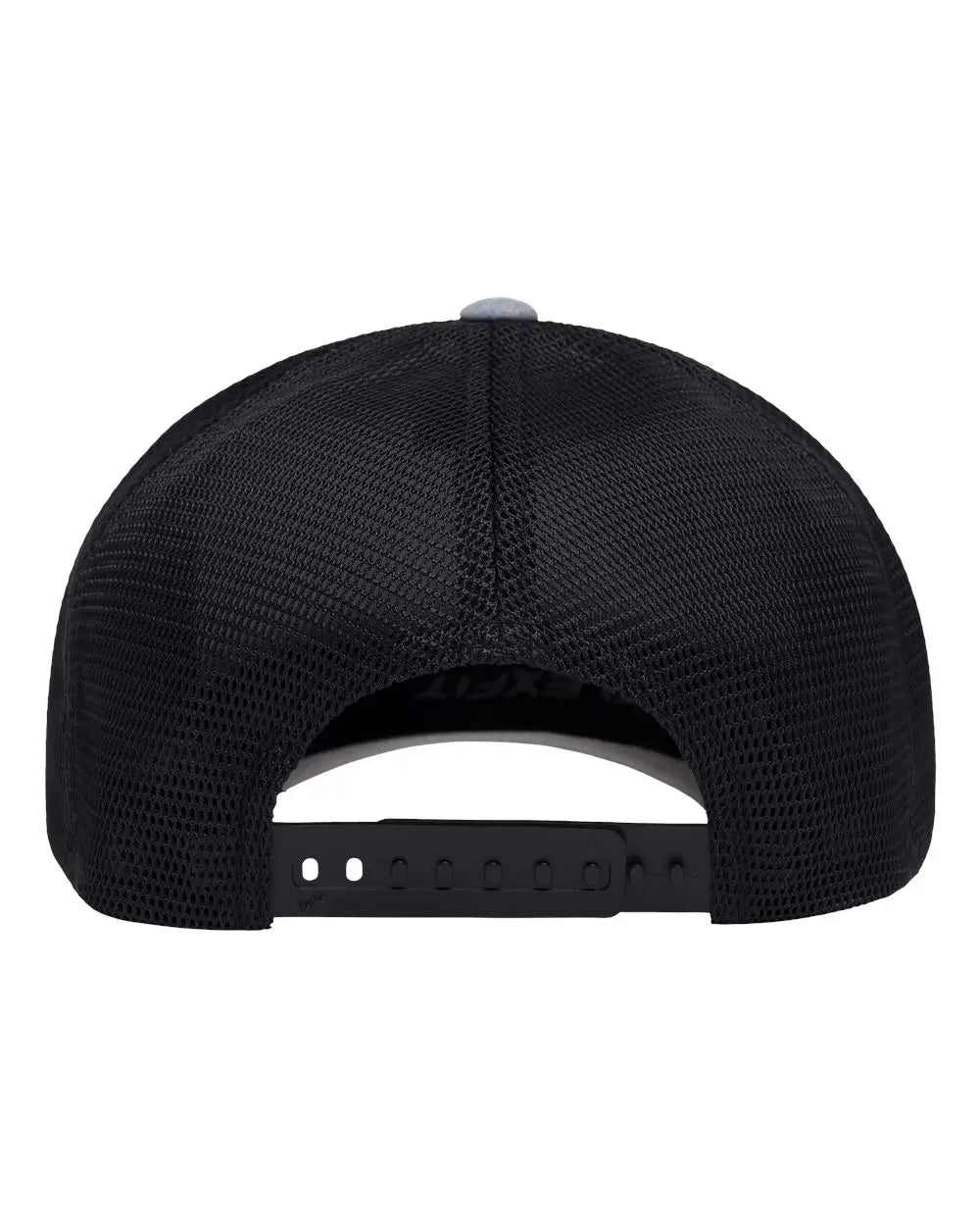Flexfit 110M 110® Mesh-Back Cap - Heather Grey Black - Gray Black / One Size Fits Most