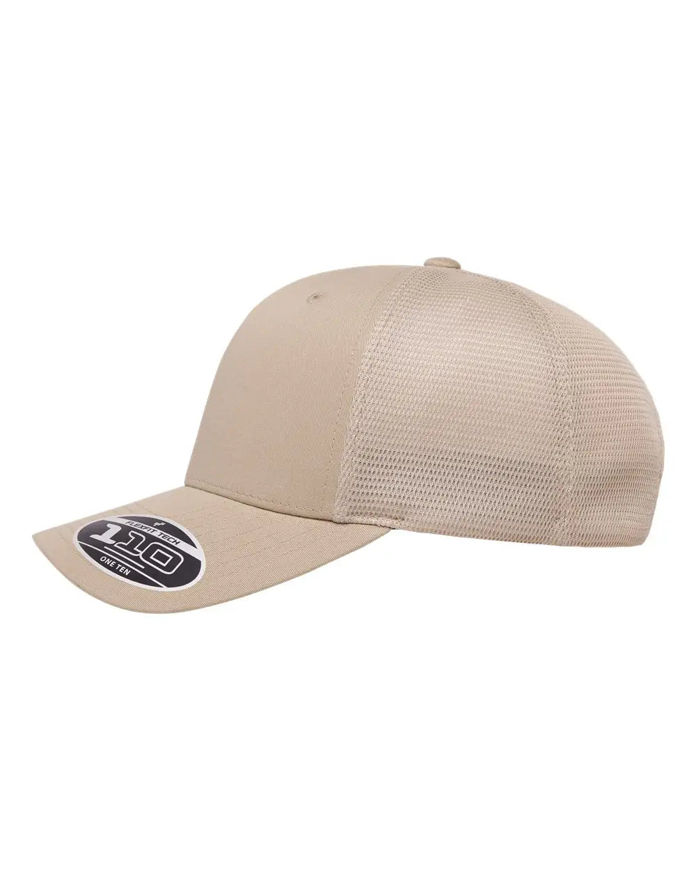 Flexfit 110M 110® Mesh-Back Cap - Khaki - Khaki / One Size Fits Most