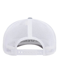 Flexfit 110M 110® Mesh-Back Cap - Melange Silver White - Light Gray Gray / One Size Fits Most