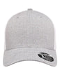 Flexfit 110M 110® Mesh-Back Cap - Melange Silver White - Light Gray Gray / One Size Fits Most