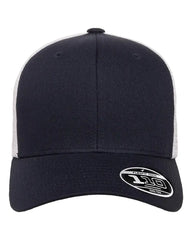 Flexfit 110M 110® Mesh-Back Cap - Navy White - Navy White / One Size Fits Most