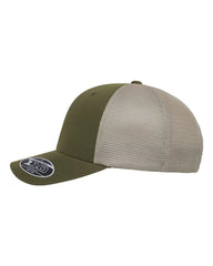 Flexfit 110M 110® Mesh-Back Cap - Olive Khaki - Olive Khaki / One Size Fits Most
