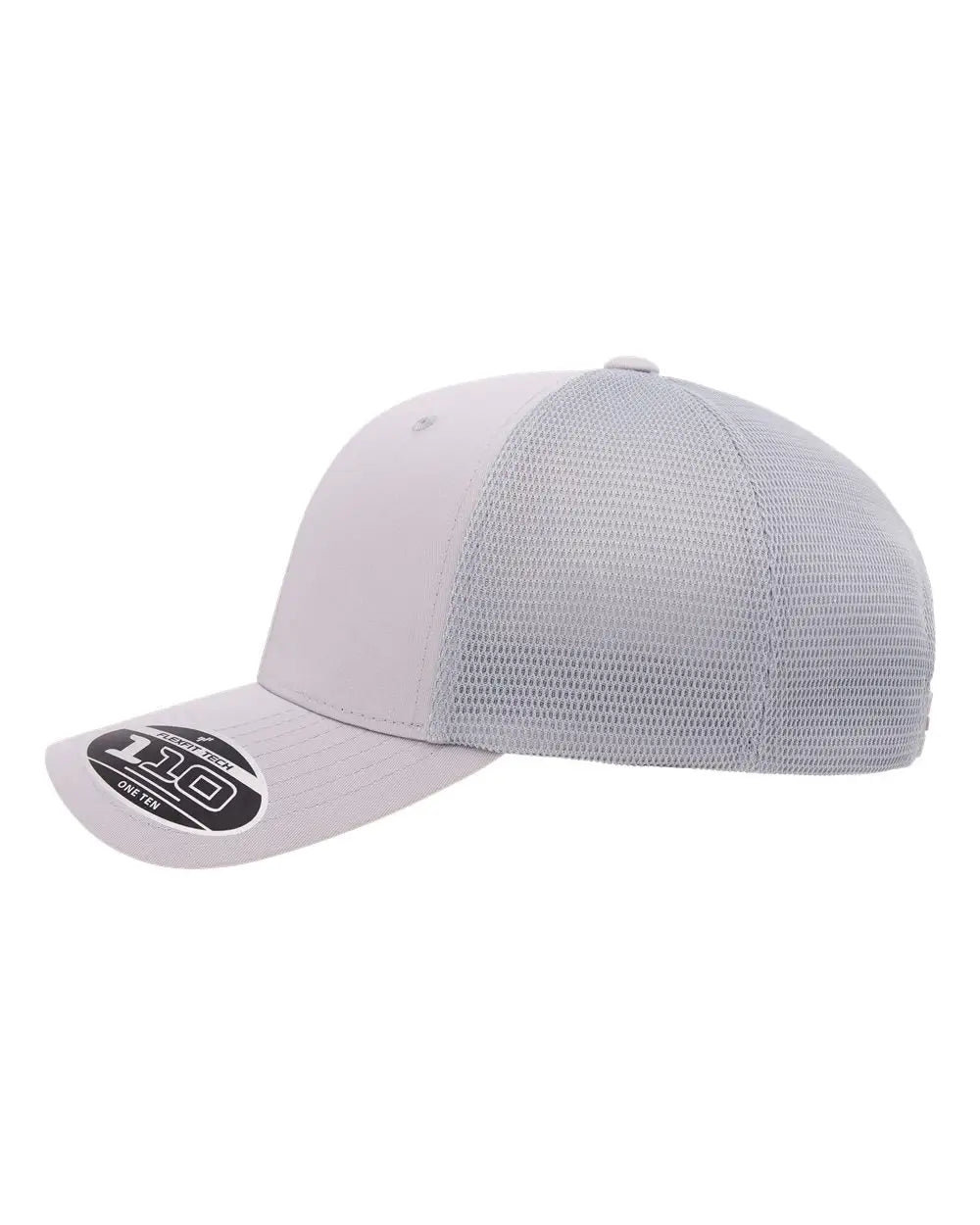 Flexfit 110M 110® Mesh-Back Cap - Silver - Gray / One Size Fits Most