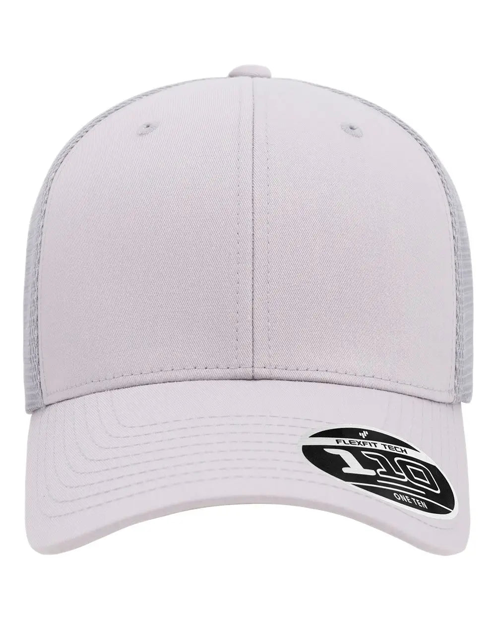 Flexfit 110M 110® Mesh-Back Cap - Silver - Gray / One Size Fits Most