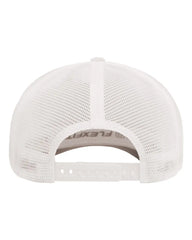 Flexfit 110M 110® Mesh-Back Cap - White - White / One Size Fits Most