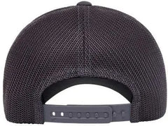 Flexfit 110R 110 Recycled Mesh Cap - Charcoal - Dark Gray / One Size Fits Most
