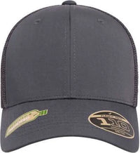 Flexfit 110R 110 Recycled Mesh Cap - Charcoal - Dark Gray / One Size Fits Most