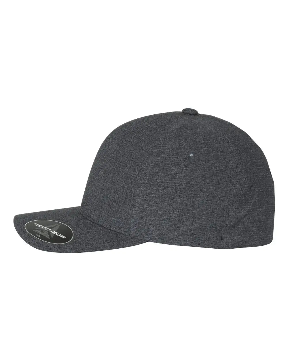 Flexfit 180 Delta® Seamless Cap - Melange Charcoal - Gray Dark Gray / S/M