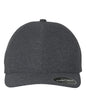 Flexfit 180 Delta® Seamless Cap - Melange Charcoal - Gray Dark Gray / S/M