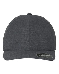 Flexfit 180 Delta® Seamless Cap - Melange Charcoal - Gray Dark Gray / S/M