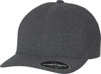 Flexfit 180 Delta Seamless Cap - Melange Charcoal - Gray Dark Gray / 6 3/4’’ - 7 1/4’’