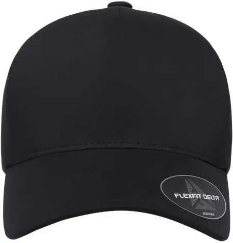 Flexfit 180AP Delta Snapback Perforated Cap - Black - Black / One Size Fits Most