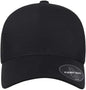 Flexfit 180AP Delta Snapback Perforated Cap - Black - Black / One Size Fits Most