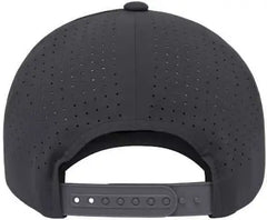 Flexfit 180AP Delta Snapback Perforated Cap - Dark Gray - Dark Gray / One Size Fits Most