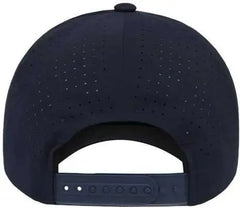 Flexfit 180AP Delta Snapback Perforated Cap - Navy - Navy / One Size Fits Most