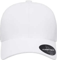 Flexfit 180AP Delta Snapback Perforated Cap - White - White / One Size Fits Most